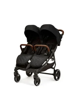 Ickle Bubba Black Venus Max Double Stroller