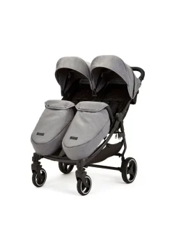 Ickle Bubba Grey Venus Max Double Stroller