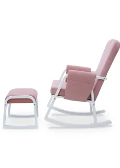 Ickle Bubba Pink Dursley Rocking Chair & Stool