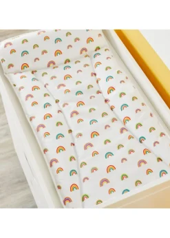 Ickle Bubba White Changing Mat Rainbow Dreams