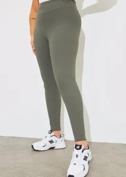 In the Style Khaki Sculpt & Control Leggings