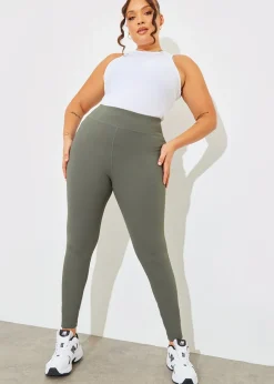 In the Style Khaki Sculpt & Control Leggings