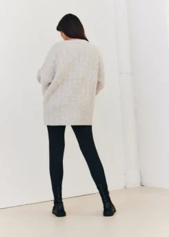 In The Style Stacey Solomon Oatmeal Knitted Jumper