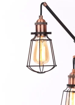 Inlight Callisto Caged Floor Lamp (150cm x 53cm x 53cm)