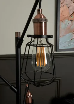 Inlight Callisto Caged Floor Lamp (150cm x 53cm x 53cm)