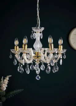 Inlight Charlotte 5 Light Chandelier (145cm x 45cm x 45cm)
