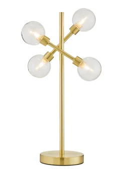 Inlight Nova Brass Table Lamp (50cm x 15cm x 15cm)