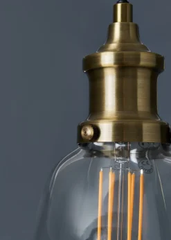 Inlight Warehouse 1 Light Diner Pendant (75cm x 6cm x 36cm)