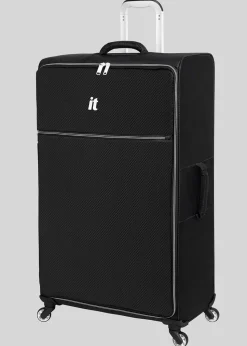 IT Luggage Black Navigator Soft Suitcase
