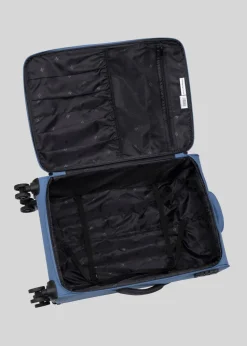 IT Luggage Blue Soft Suitcase
