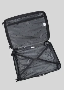 IT Luggage Dark Grey Inclining Hard Shell Suitcase