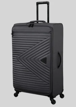 IT Luggage Grey New Soft Suitcase