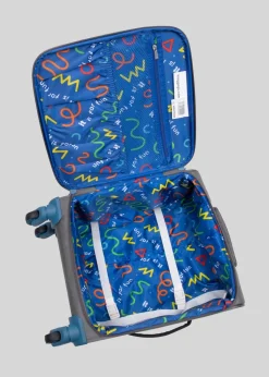 IT Luggage Kids Grey Gaming Suitcase