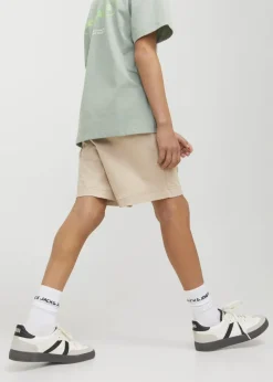 Jack & Jones Beige Chino Jogger Shorts (8-16yrs)