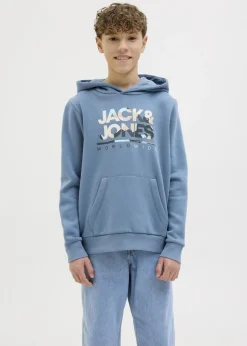 Jack & Jones Blue Luke Hoodie (8-16yrs)