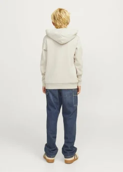 Jack & Jones Cream Luke Hoodie (8-16yrs)