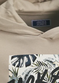 Jack & Jones Kids Beige Hawaii Hoodie (8-16yrs)