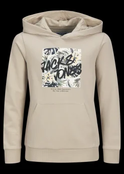 Jack & Jones Kids Beige Hawaii Hoodie (8-16yrs)