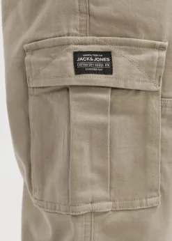 Jack & Jones Kids Beige Cuffed Cargo Trousers (8-16yrs)