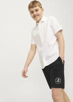 Jack & Jones Kids Black Sweat Shorts (8-16yrs)