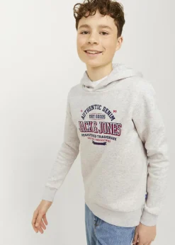 Jack & Jones Kids Grey Hoodie (8-16yrs)