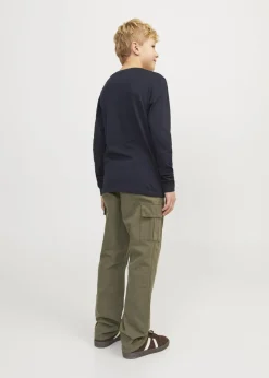 Jack & Jones Kids Khaki Cargo Trousers (8-16yrs)