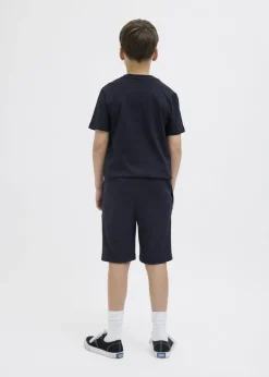 Jack & Jones Navy Jogger Shorts (8-16yrs)