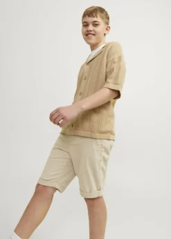 Jack & Jones Stone Chino Shorts (8-16yrs)