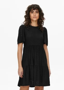 JDY Black Smock Mini Dress