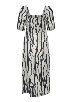 JDY Navy Pattern Smock Dress