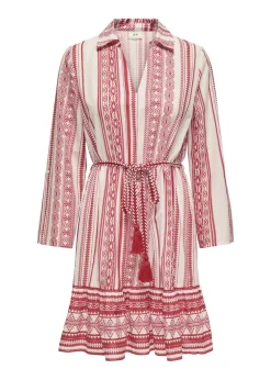 JDY Pink Anna Belted Dress