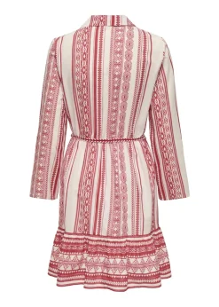 JDY Pink Anna Belted Dress