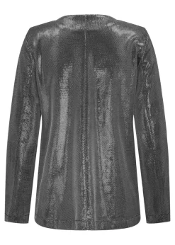 JDY Silver Glitter Blazer