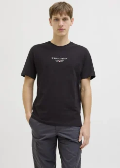 JJ Rebel Black Logo T-Shirt