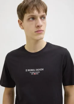 JJ Rebel Black Logo T-Shirt