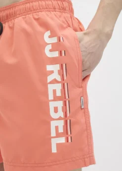 JJ Rebel Coral Hawaii Swim Shorts