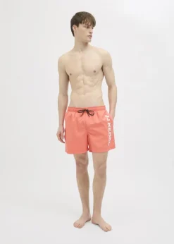 JJ Rebel Coral Hawaii Swim Shorts