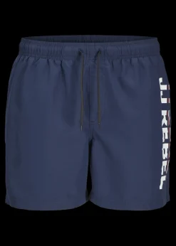 JJ Rebel Navy Hawaii Swim Shorts