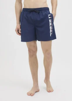 JJ Rebel Navy Hawaii Swim Shorts