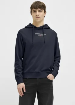 JJ Rebel Navy Logo Hoodie