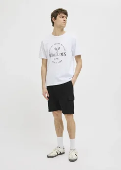 JJ Rebel White Sports Slogan T-Shirt