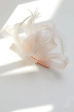 Jon Richard Cream Small Fascinator Clip