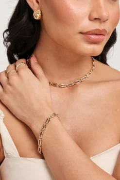 Jon Richard Gold Plated Chain Link Bracelet