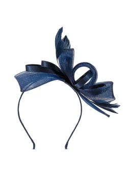 Jon Richard Navy Medium Fascinator Headband