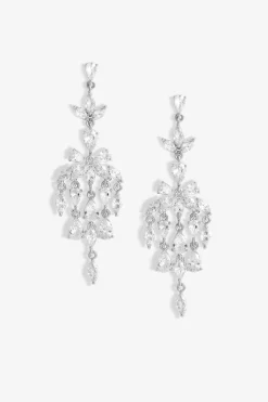 Jon Richard Rhodium Plated Cubic Zirconia Open Twist Box Set