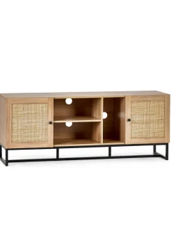 Julian Bowen Brown Padstow Tv Unit (60 x 150 x 40cm)