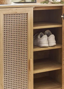 Julian Bowen Brown Sydney Shoe Cupboard
