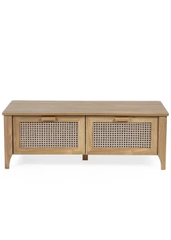 Julian Bowen Brown Sydney 2 Drawer Coffee Table (42 x 120 x 60cm)
