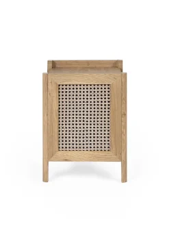 Julian Bowen Brown Sydney Lamp Table With Removable Shelf (55 x 48 x 40cm)