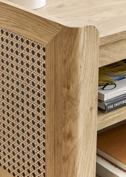 Julian Bowen Brown Sydney Lamp Table With Removable Shelf (55 x 48 x 40cm)